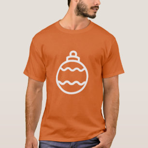 Camiseta Icono de bauble de navidades