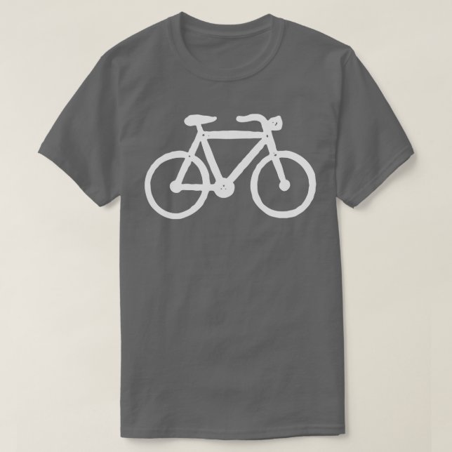 Camiseta Icono de bicicleta (Diseño del anverso)