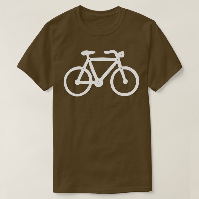 Camiseta Icono de bicicleta (Diseño del anverso)