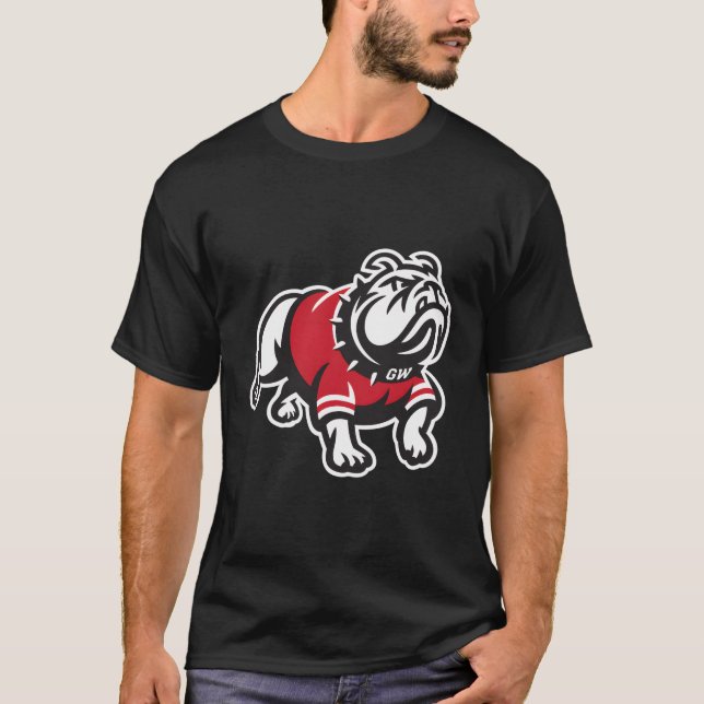 Camiseta Icono de Bulldog de ejecución de Gardner-Webb (Anverso)