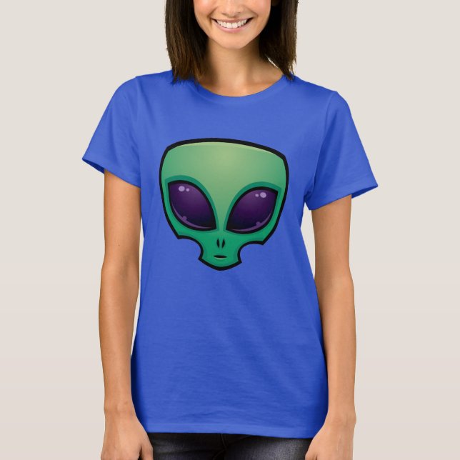 Camiseta Icono de cabeza de Alien (Anverso)