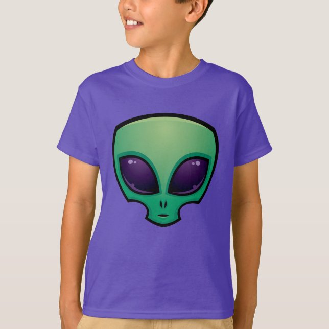 Camiseta Icono de cabeza de Alien (Anverso)