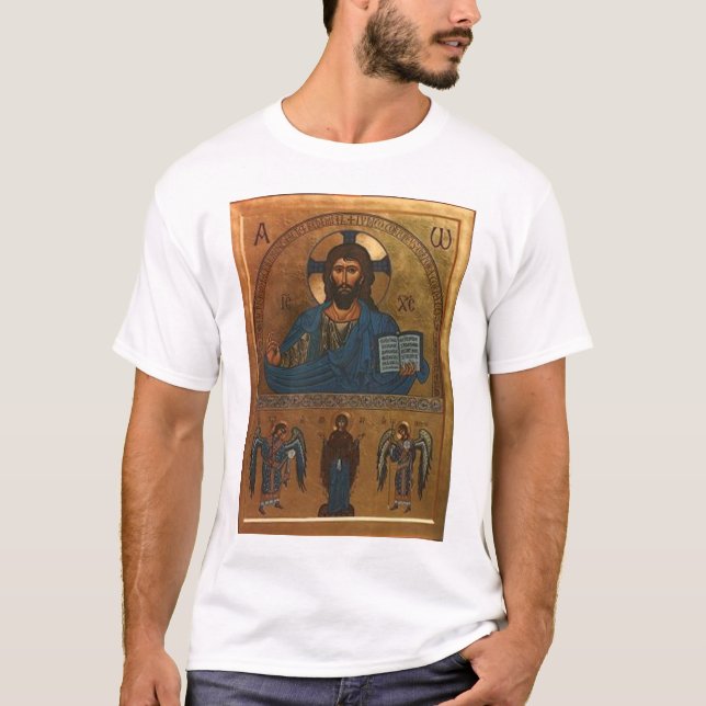 Camiseta Icono de Cristo (Anverso)