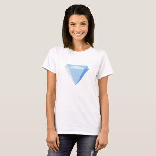 Camiseta ícono de Diamante Azul