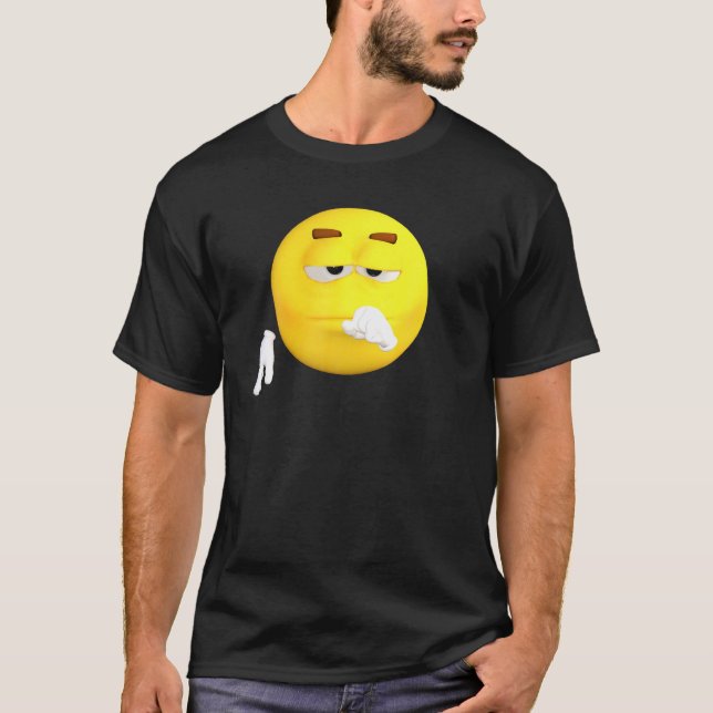 Camiseta Icono de Emoticon de emoji Face Emotion (Anverso)