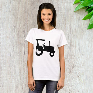 Camiseta Icono de equipo de la granja de silueta del tracto