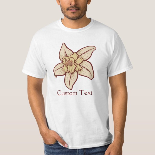 Camiseta Icono de flor de vainilla (Anverso)