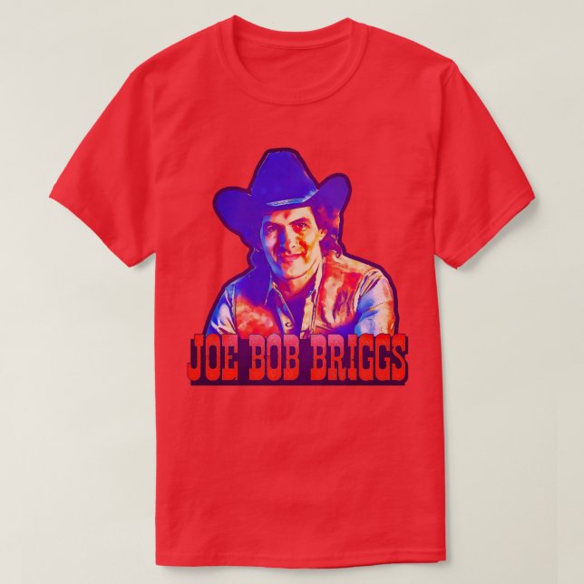 Camiseta Icono de Joe Bob Briggs Horror (Diseño del anverso)