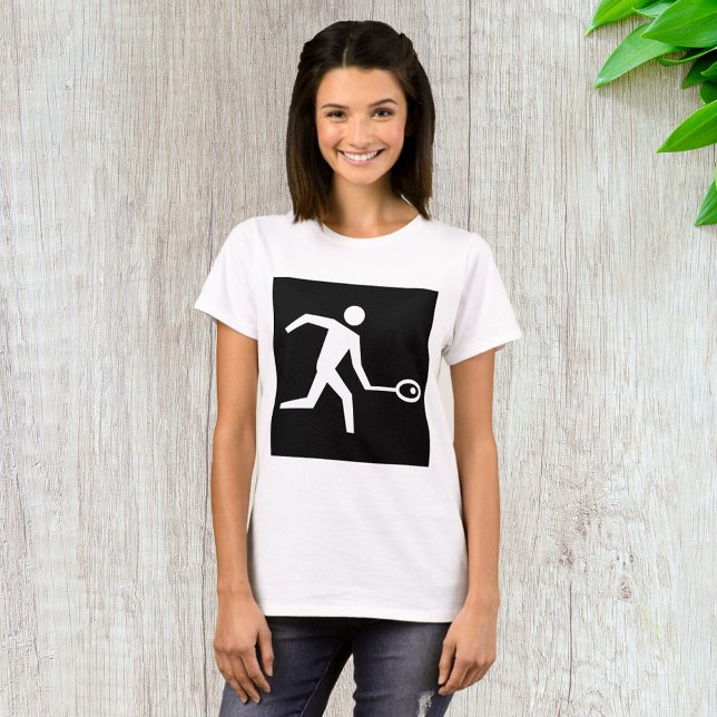 Camiseta Icono de jugador de squash (Subido por el creador)