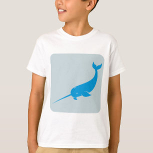 Camiseta Icono de la ballena de Narwhal