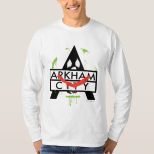 Camiseta Icono de la ciudad de Arkham con marcas de broma 2