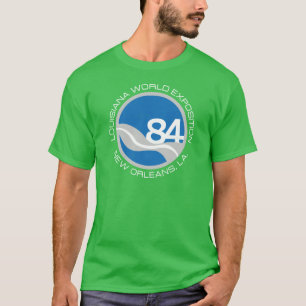 Camiseta Icono de la exposición mundial de 1984 con ubicaci