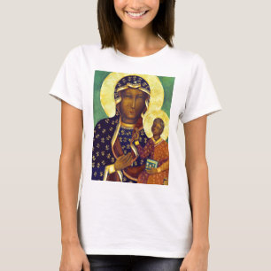 Camiseta Ícono de la Madonna Negra Polonia
