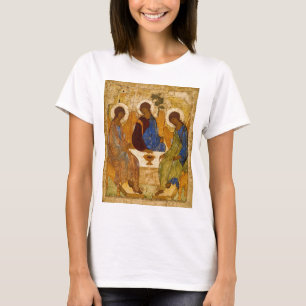 Camiseta Icono de la Santísima Trinidad Rublev Arte religio
