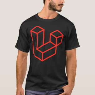 Camiseta Icono de laravel - Icono de modo oscuro