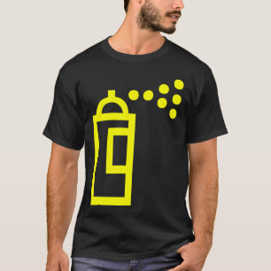 Camiseta Icono de lata de spray