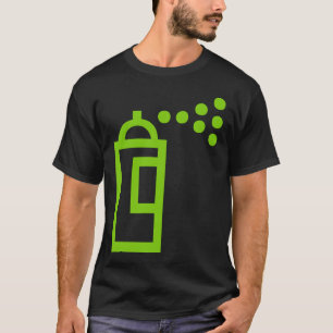 Camiseta Icono de lata de spray