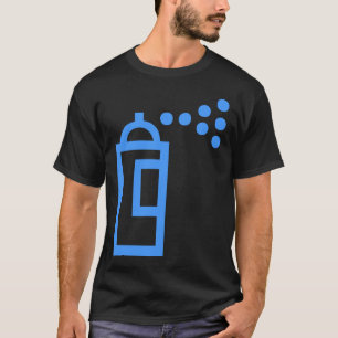 Camiseta Icono de lata de spray