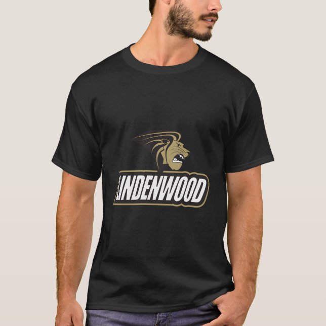 Camiseta Icono de leones de Lindenwood (Anverso)