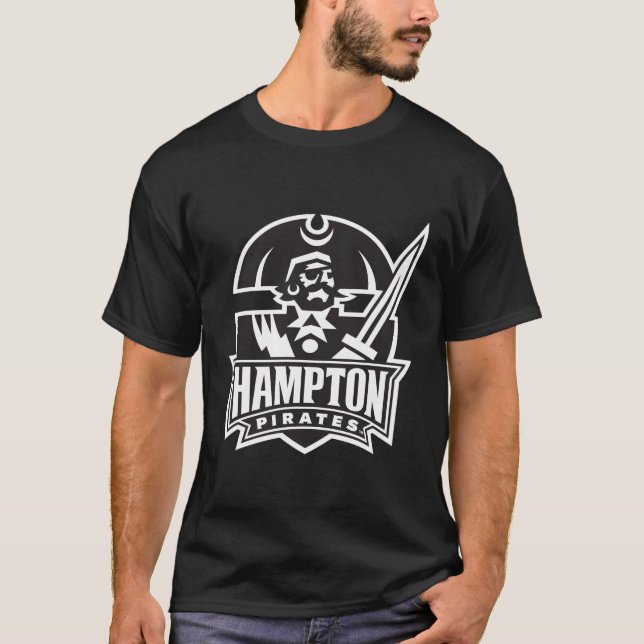 Camiseta Icono de los piratas de Hampton Azul Real (Anverso)