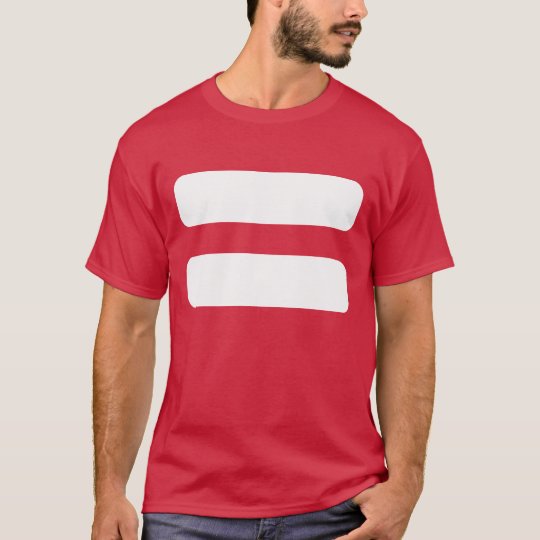 Camiseta Icono de los signos de igualdad