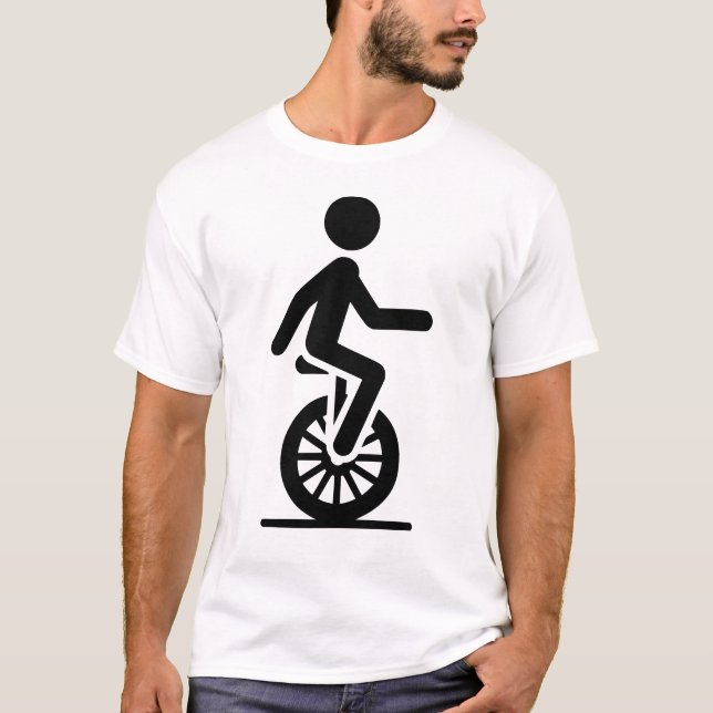 Camiseta Icono de monociclo (Anverso)