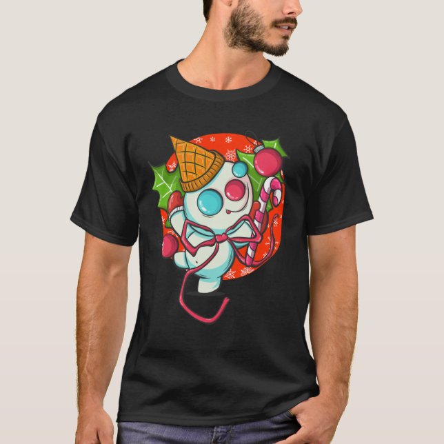 Camiseta Icono de Navidades de Nueva Orleans, Sr. Bingle Sn (Anverso)