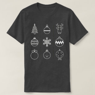 Camiseta Icono de Navidades minimalistas Unisex 2