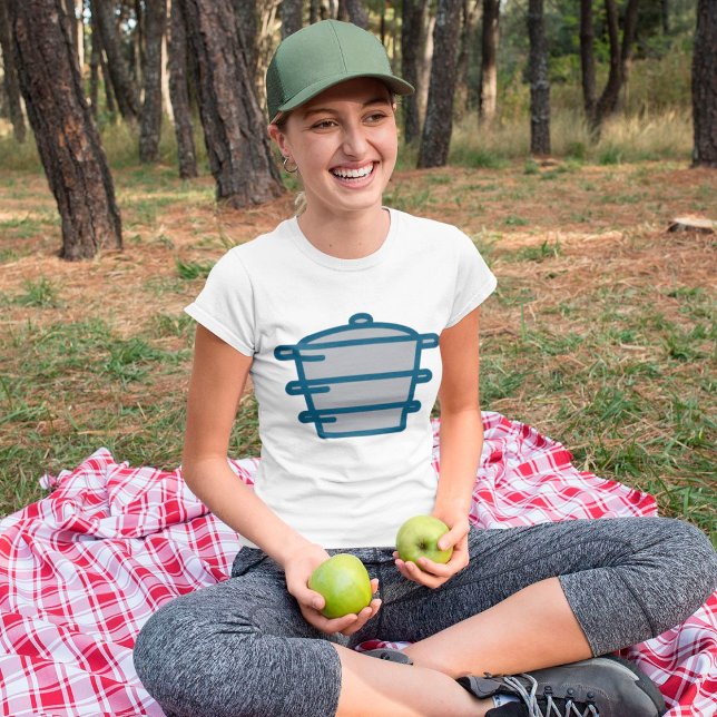 Camiseta Icono de Ollas de Cocina Apiladas (Subido por el creador)