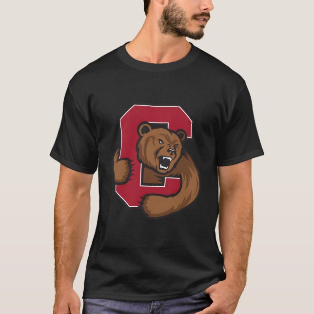 Camiseta Icono De Oso Neutral De Cornell Big Red (Anverso)