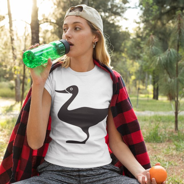 Camiseta Icono de pájaro negro (Subido por el creador)