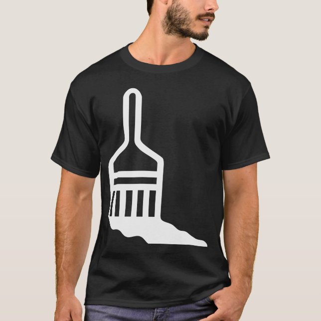 Camiseta Icono de pincel (Anverso)