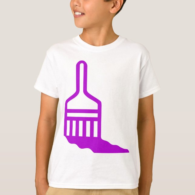 Camiseta Icono de pincel (Anverso)