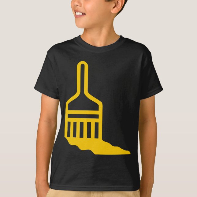 Camiseta Icono de pincel (Anverso)