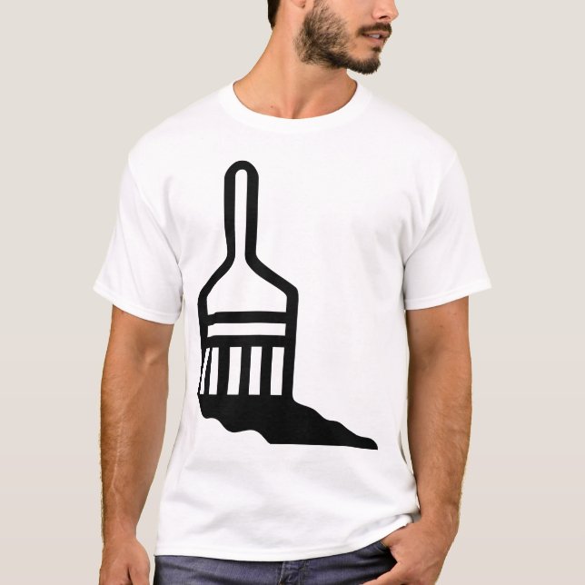 Camiseta Icono de pincel (Anverso)