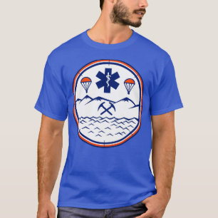 Camiseta Icono de rescate aéreo del mar de tierra