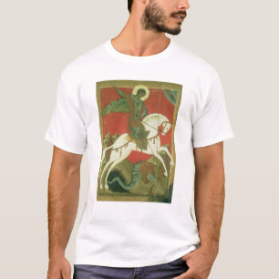 Camiseta Icono de San Jorge y del dragón