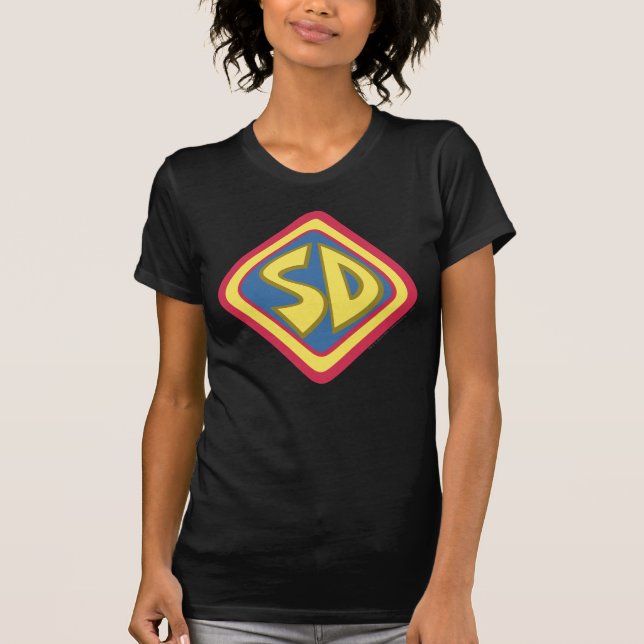 Camiseta Icono de Scooby-Doo "SD" (Anverso)