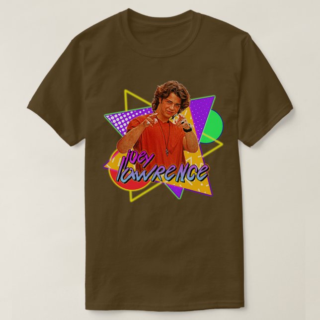 Camiseta Icono de Sitcom de Joey Lawrence WHOA 80 (Diseño del anverso)