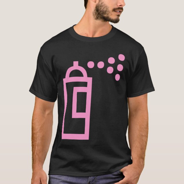 Camiseta Icono de Spray Can (Anverso)