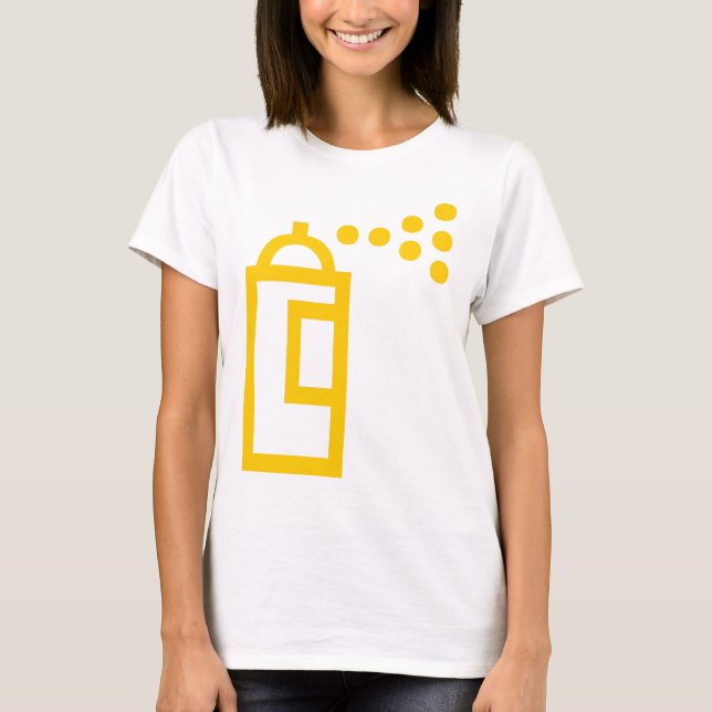 Camiseta Icono de Spray Can (Anverso)