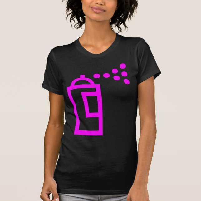 Camiseta Icono de Spray Can (Anverso)