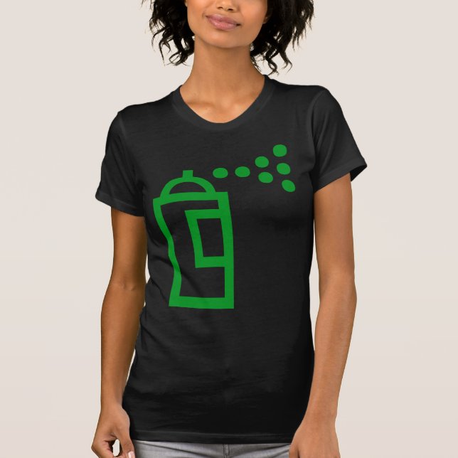 Camiseta Icono de Spray Can (Anverso)