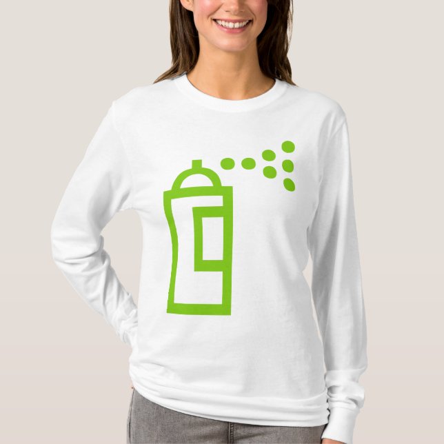 Camiseta Icono de Spray Can (Anverso)