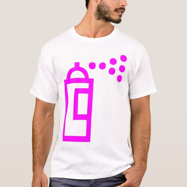 Camiseta Icono de Spray Can (Anverso)