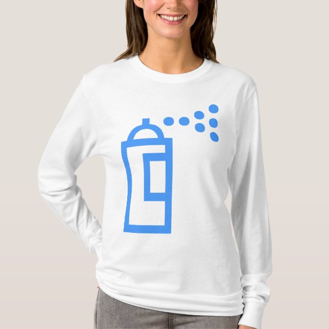 Camiseta Icono de Spray Can (Anverso)