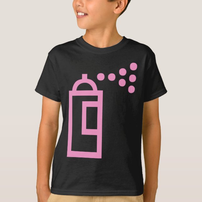 Camiseta Icono de Spray Can (Anverso)