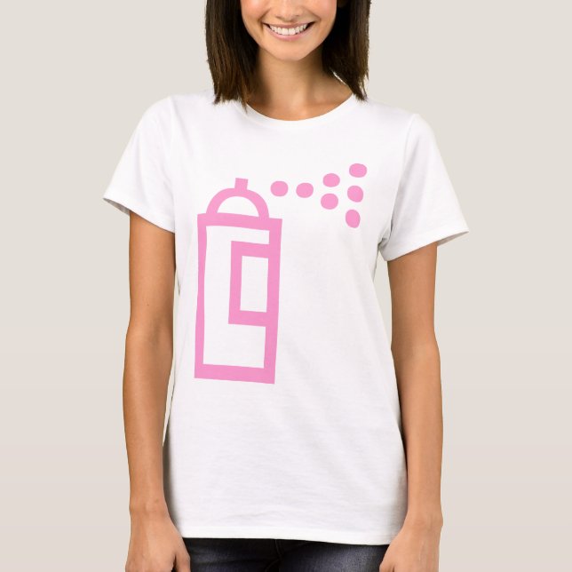 Camiseta Icono de Spray Can (Anverso)