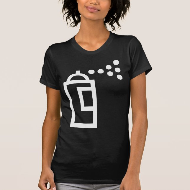 Camiseta Icono de Spray Can (Anverso)