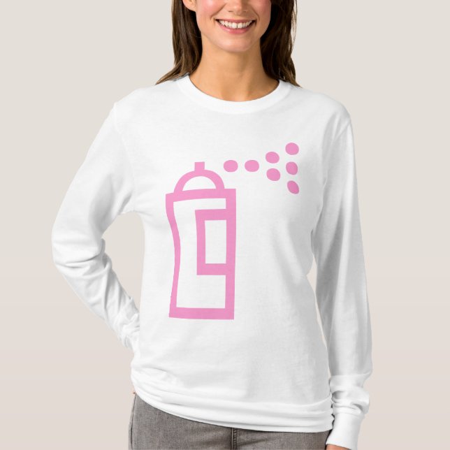 Camiseta Icono de Spray Can (Anverso)
